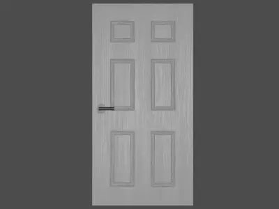 Wooden Door  3D model purchase
