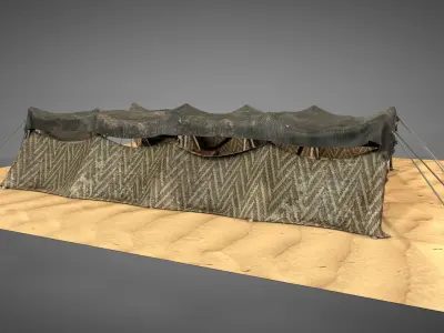 Big Desert Tent 3D model