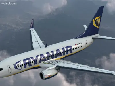 Ryanair Boeing 737-700 with Interior 