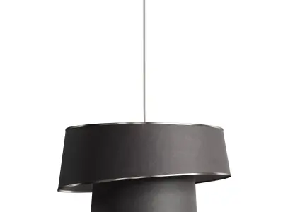 Glamorous Chandelier with Cotton Cap 3D model