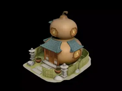 Gourd Cottage 3D model