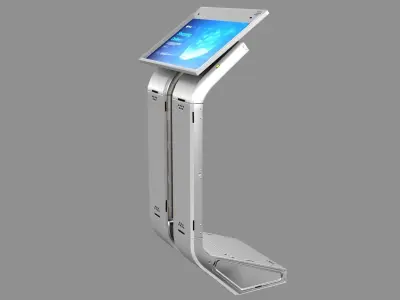 Sci-fi Terminal2 Low-poly 3D model