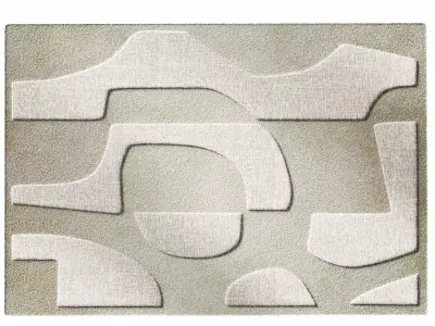 Rug Eve Cream 3D model