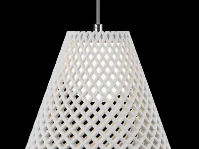 Concrete Helia Pendant Lamp by Dror Kaspi 3D model
