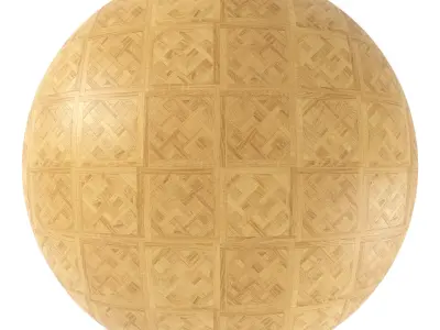 Parquet - Laminate - Wooden floor 4 in 1 3D model 44