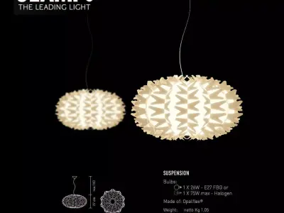Cactus slamp suspension 3D model