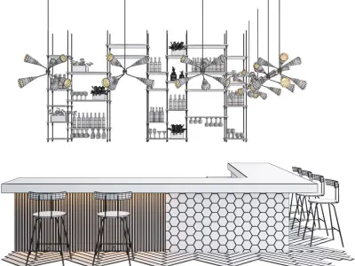 Loft Bar Collection 6 3D model