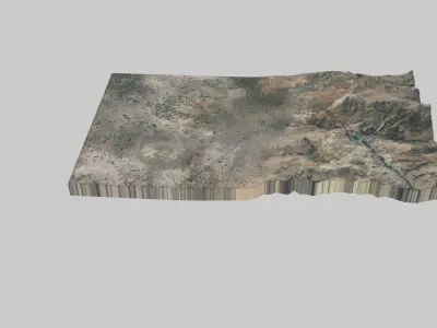 Konya City Low-poly 3D model