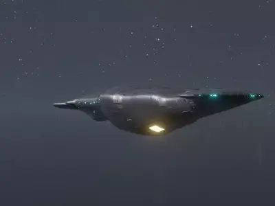 Mothership - Capitalship  Spaceship 3D model