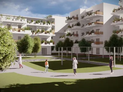 RESIDENTIAL COMPLEX IN EL-KOURA LEBONON 3D model