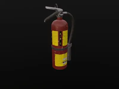 Fire Extinguisher Free low-poly 3D model