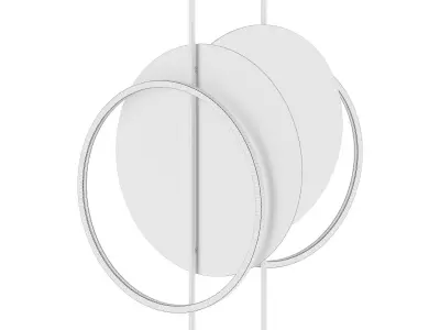 Floor lamp MID glass 3D model