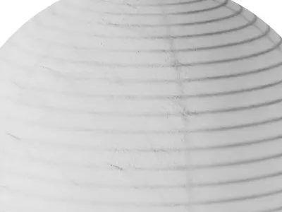  Round LED Japanese Style Lantern Rice Paper Desk Lamp 3D model