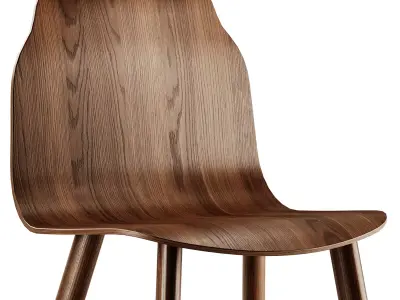 Sancal Boby Wood Chair 3D model