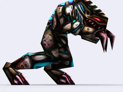 3DRT - Warbeast Monster - Gloon Low-poly 3D model