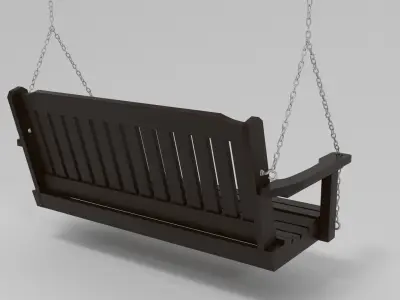 Highwood Lehigh Poly Porch Swing 3D model