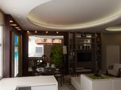 Living Room 3D model