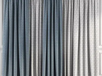 Curtain Set 75 3D model