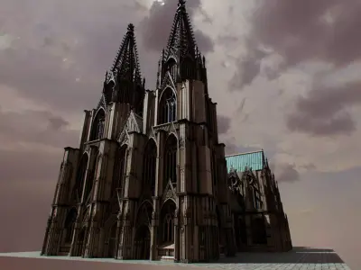 Cathedral Cologne 3D model