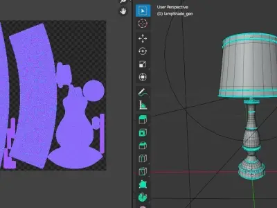 Hotel Lamp Free low-poly 3D model