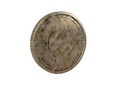 Binance Coin v5 005 3D model