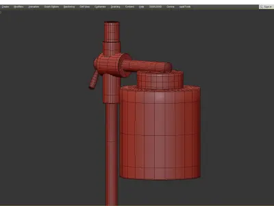Castro Chantel Table Lamp Low-poly 3D model