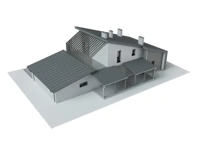 Modern House 3D model 62
