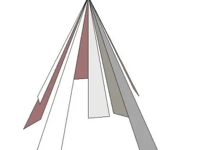 recessed halogen spotlight suitable for kitchens and bathrooms Low-poly 3D model