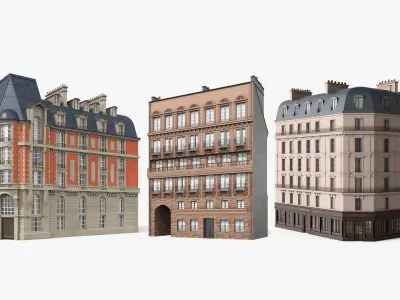  French Buildings Collection 