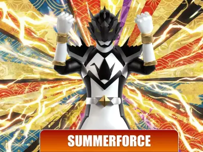 Origa Black - Original Sentai Origaranger 3D model