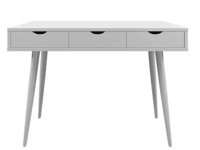 Neptune desk white 3D model