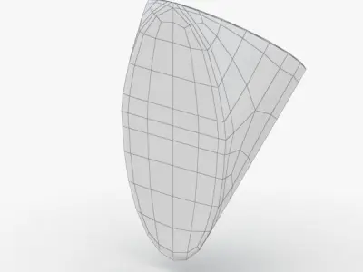 1624 - Urinal Low-poly 3D model