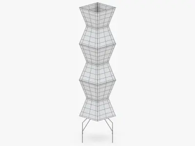 1451 - Floor Lamp Low-poly 3D model