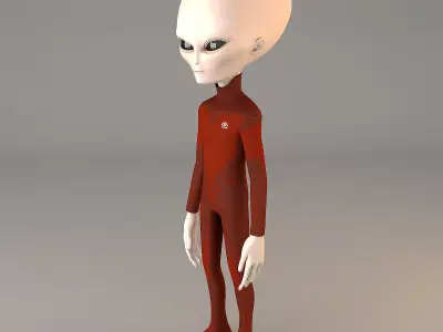 Grey Alien 3D model