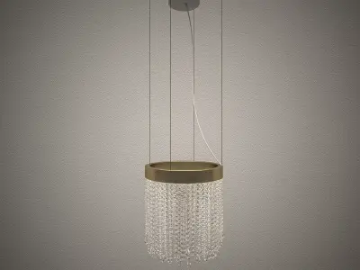 Crystal chandelier - Light4 ECLISSE suspension SO30 3D model