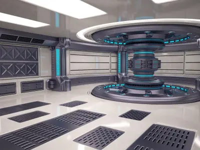 Energy Generator Room 3D model
