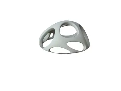 SciFi Cube Object No 54811 Low Poly Shape Low-poly 3D model