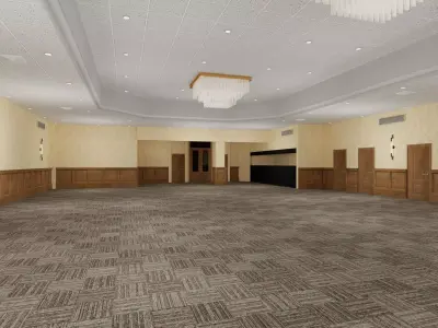 Conference Meeting Room Event Space 3D model