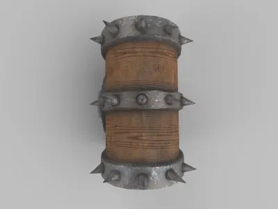 treasure box Low-poly 3D model