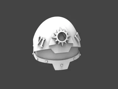 Modular Reinforced Shoulderpads 3D print model