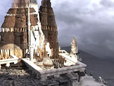 Ascension City Towers 3D model