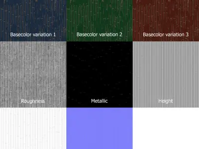 Old painted wood floor PBR seamless Texture