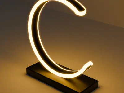 Modell of lamp for interior Free low-poly 3D model