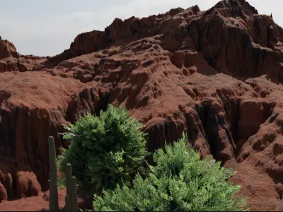 High-Resolution Australia Continent Terrain -  Real World Shape 3D model