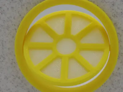 Functional Round window style 3 multi-color  3D print model