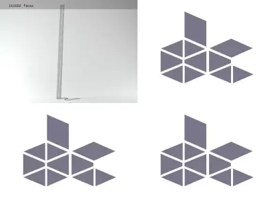 Framed Line 3D model