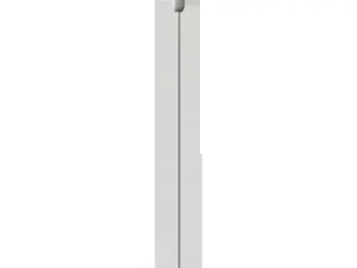 HECTOGRAM Floor lamp silver  white 3D model