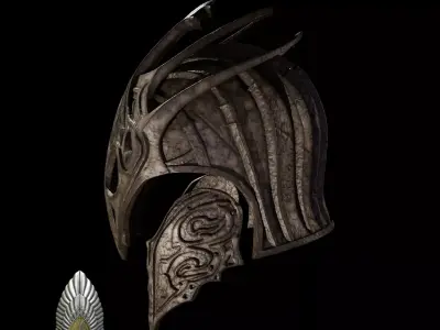 Nazgul Helmet of Khand lord of the rings 3D DIGITAL DL 3D print model