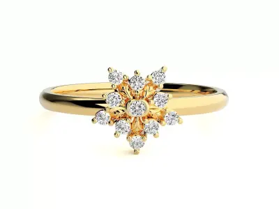 Women ring 3D print model 91