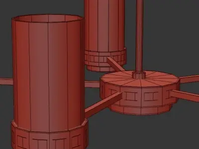  Sumter Candle 3D model